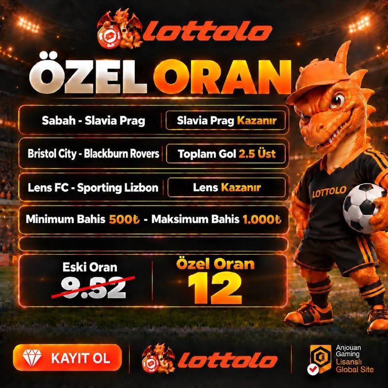 Lottolo 12 oran özel oran