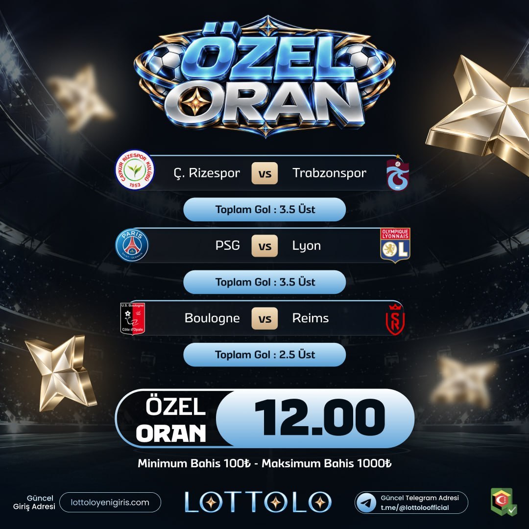 Lottolo 12 oran özel oran