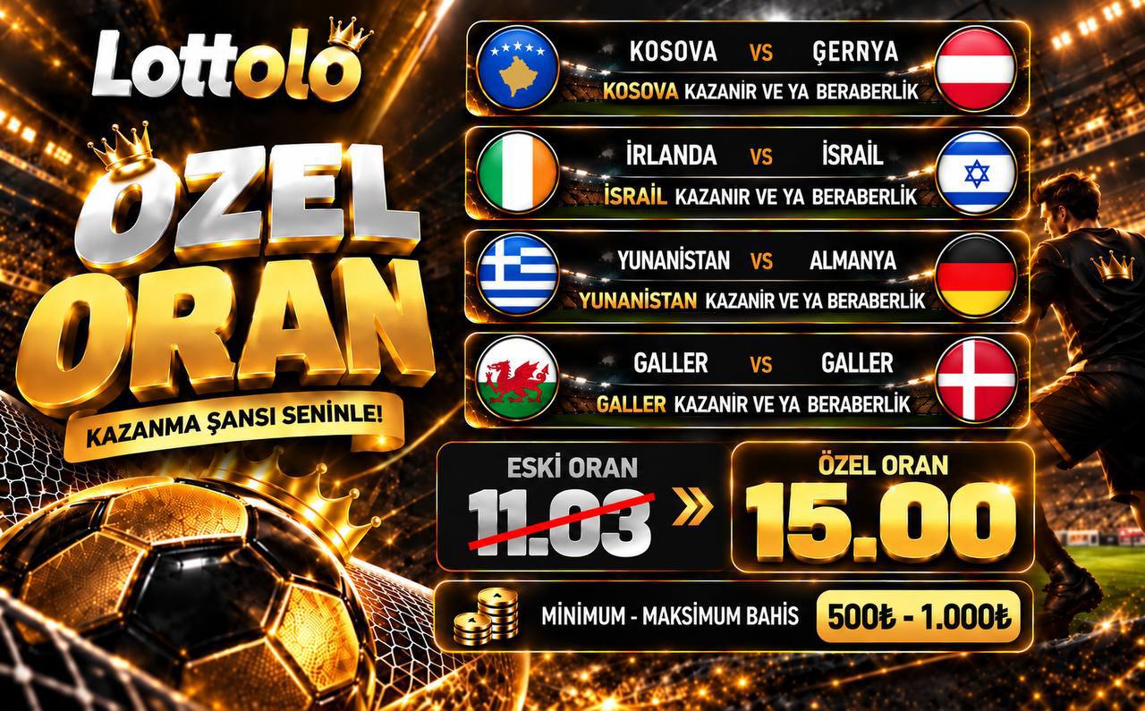 Lottolo 15 oran özel oran