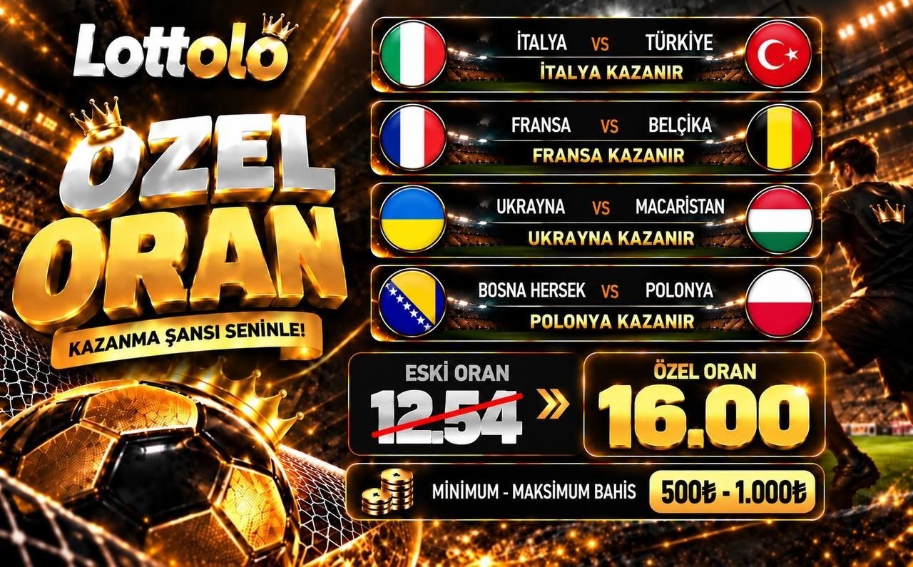 Lottolo 16 oran özel oran