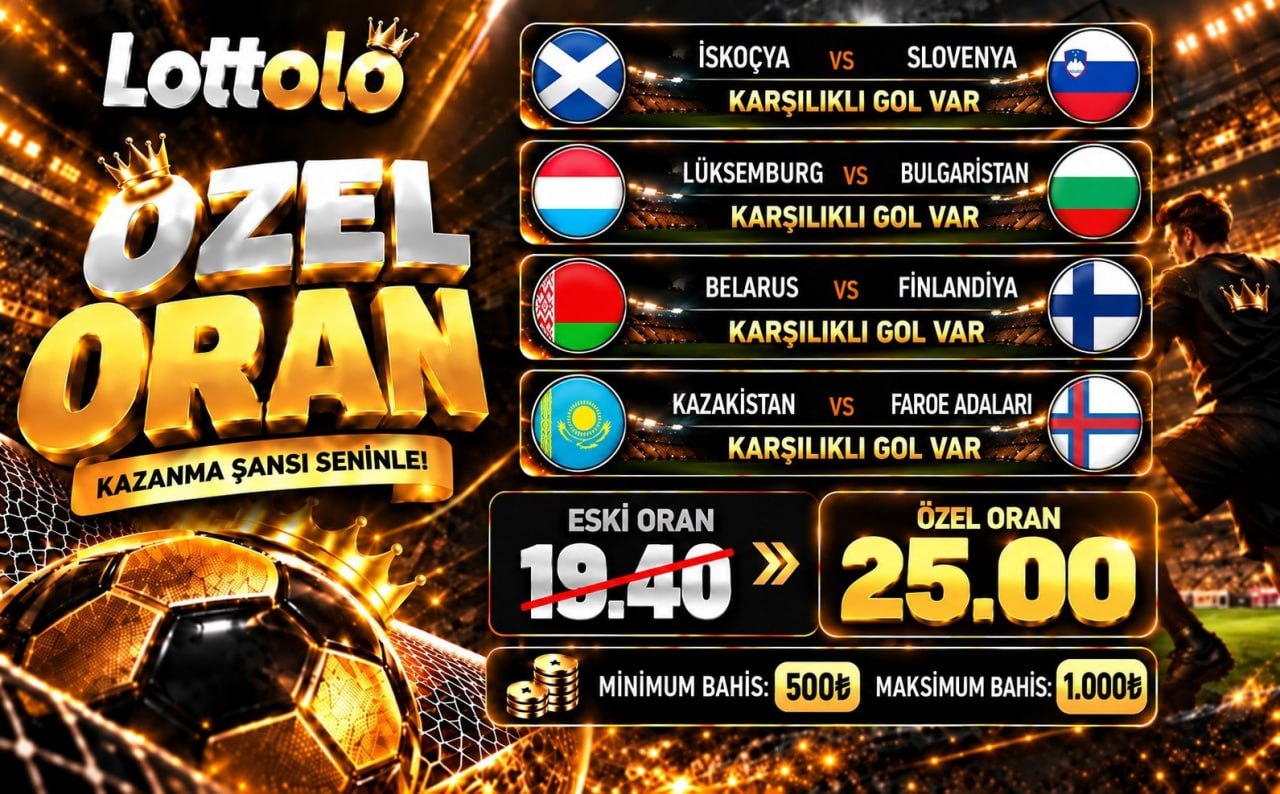 Lottolo 25 oran özel oran