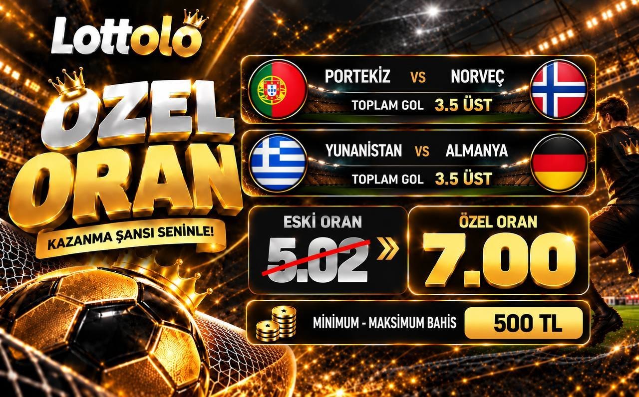 Lottolo 7 oran özel oran