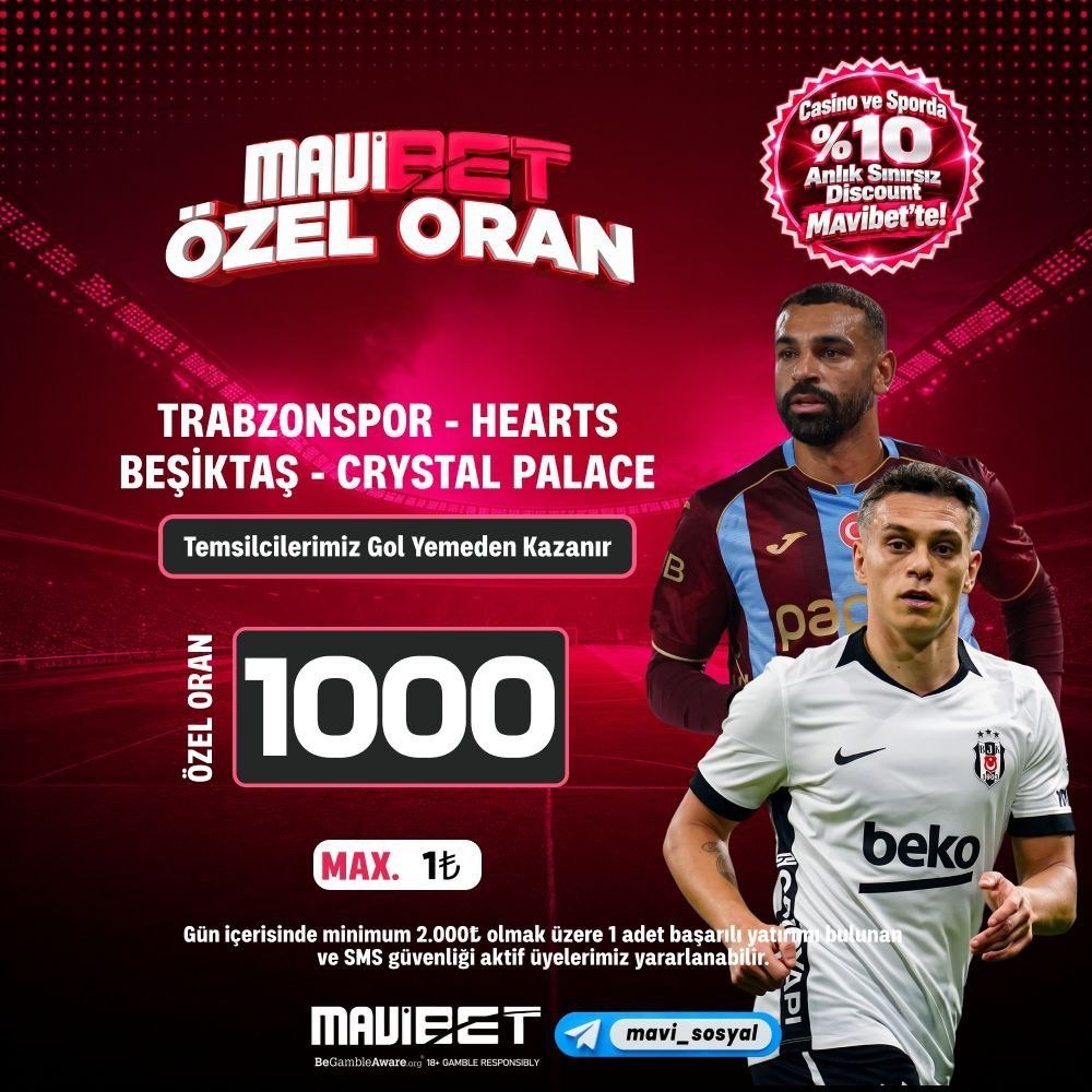 Mavibet 1.000 oran özel oran