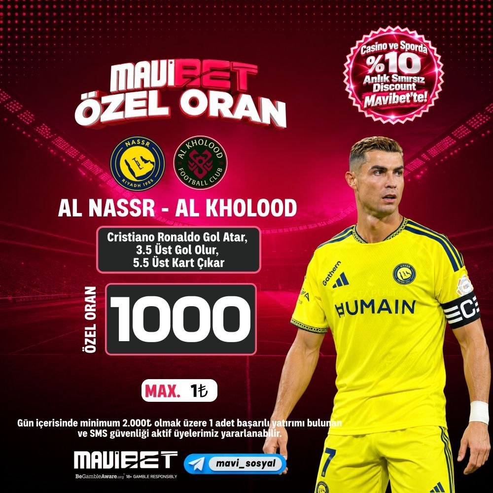 Mavibet 1.000 oran özel oran