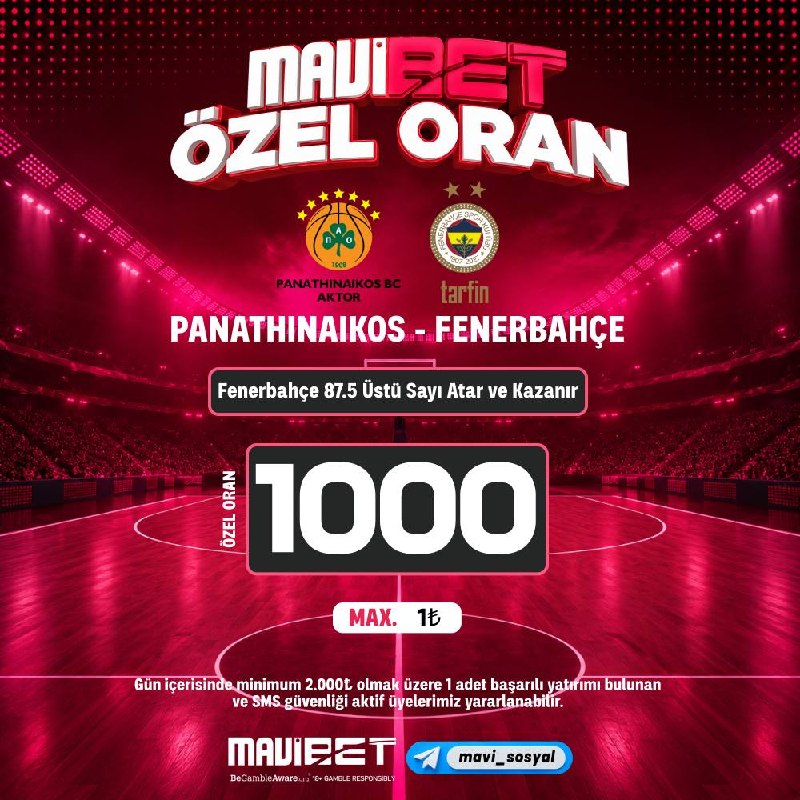 Mavibet 1.000 oran özel oran