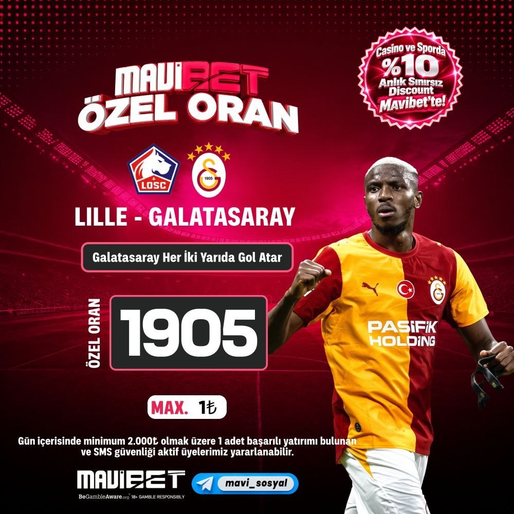 Mavibet 1.905 oran özel oran