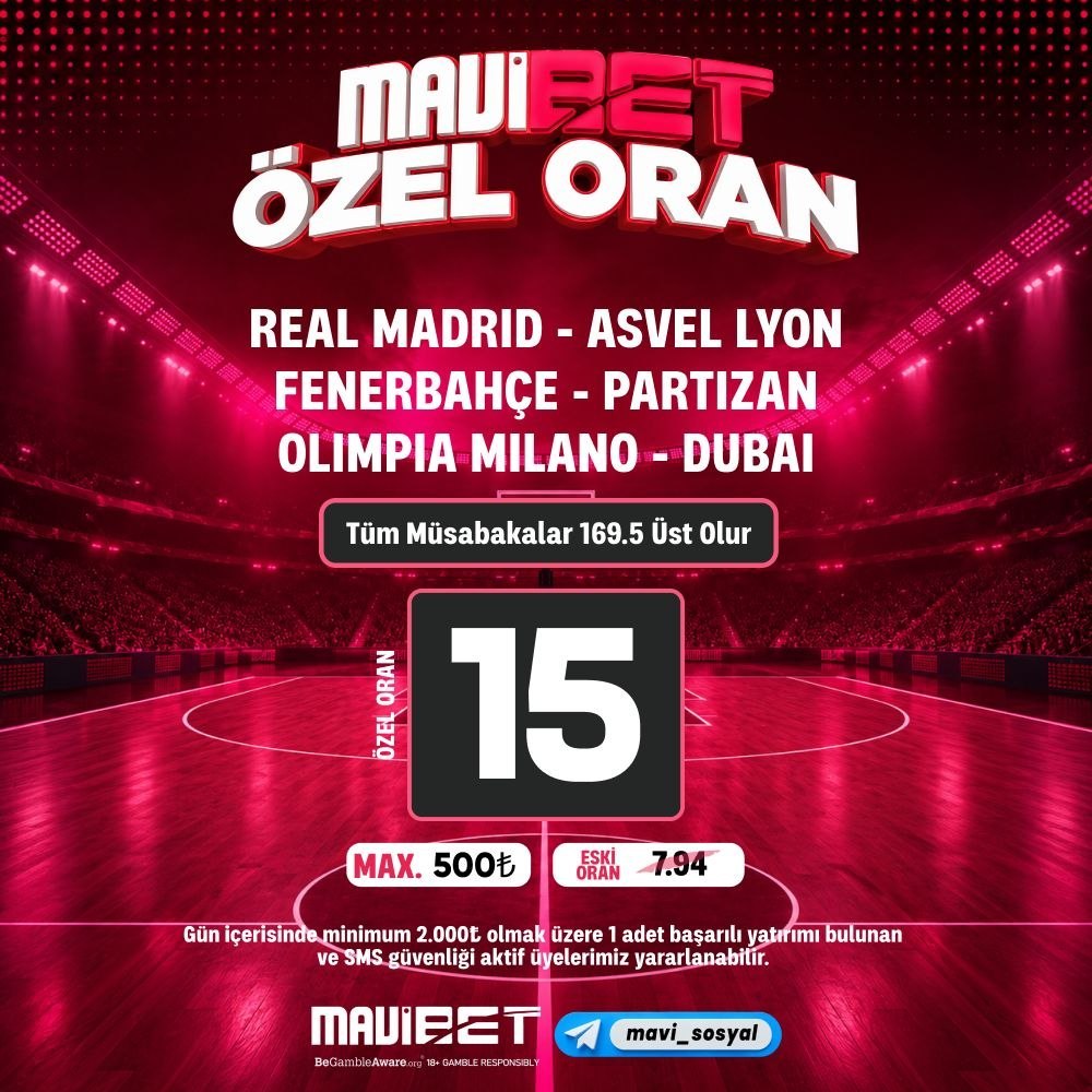 Mavibet 15 oran özel oran