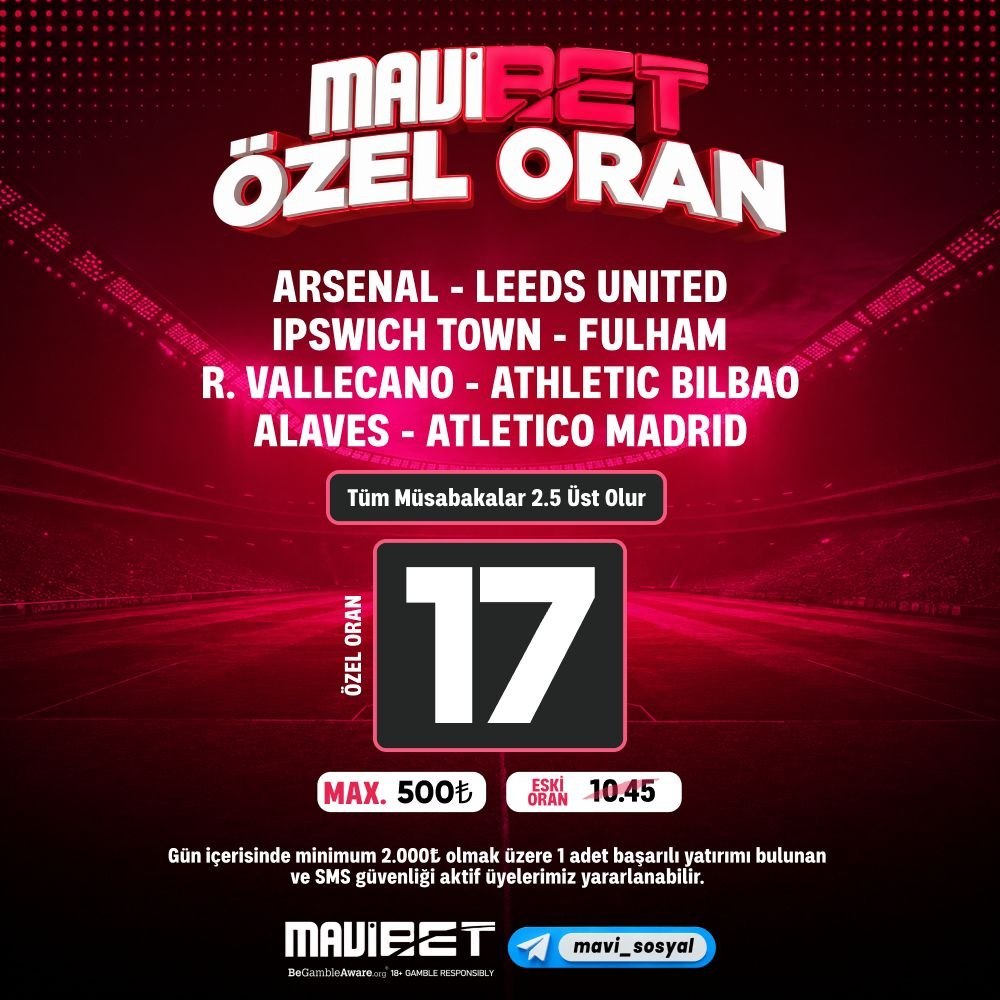 Mavibet 17 oran özel oran