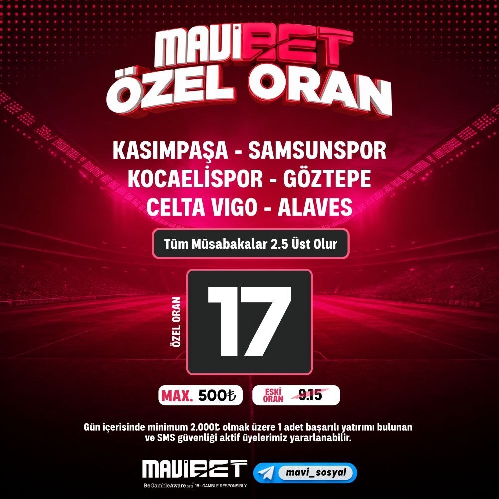 Mavibet 17 oran özel oran