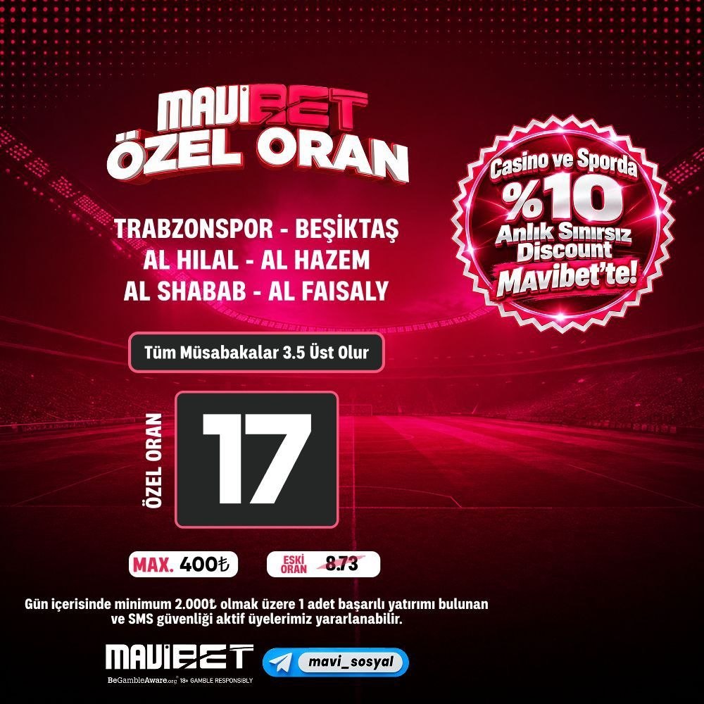 Mavibet 17 oran özel oran