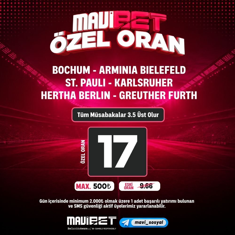 Mavibet 17 oran özel oran