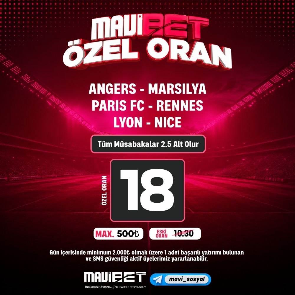 Mavibet 18 oran özel oran