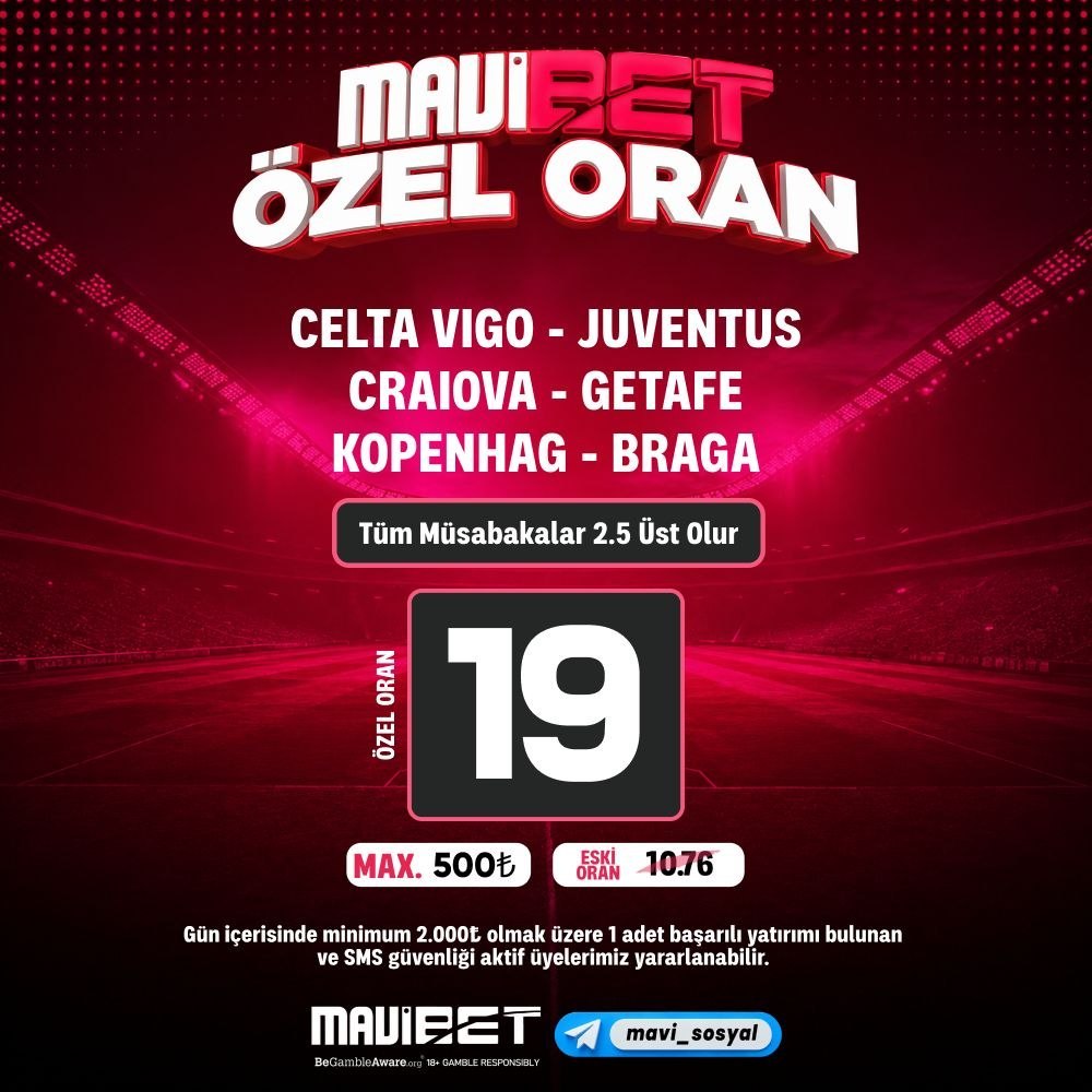 Mavibet 19 oran özel oran