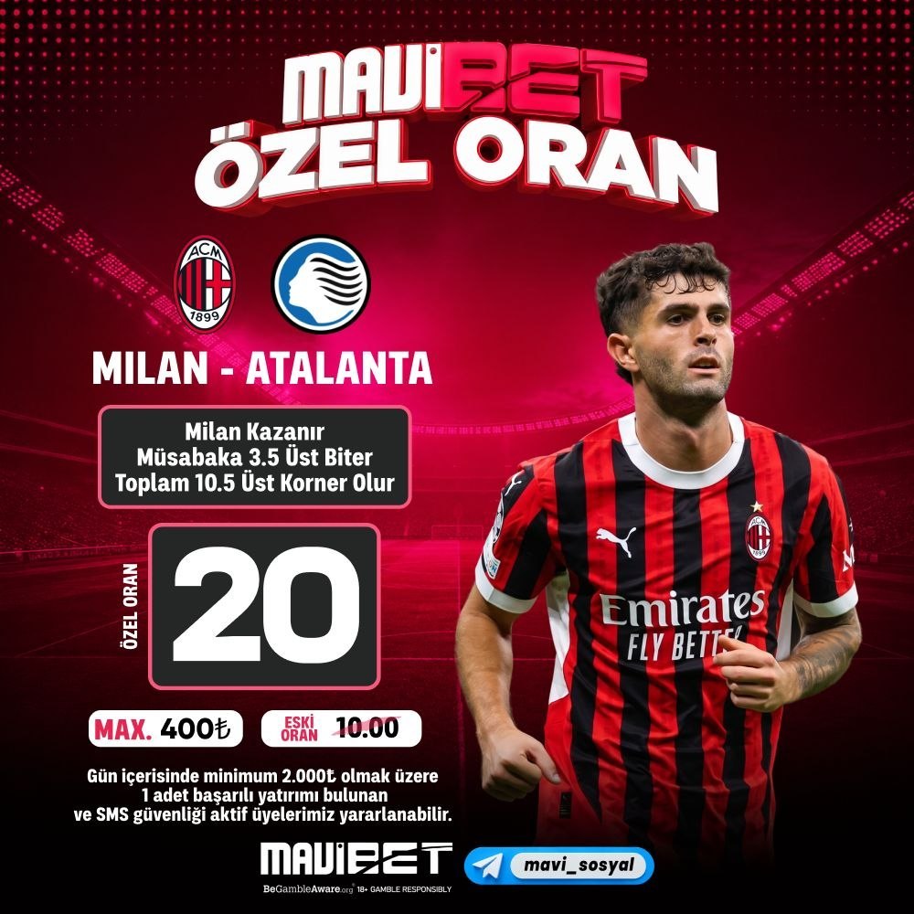 Mavibet 20 oran özel oran