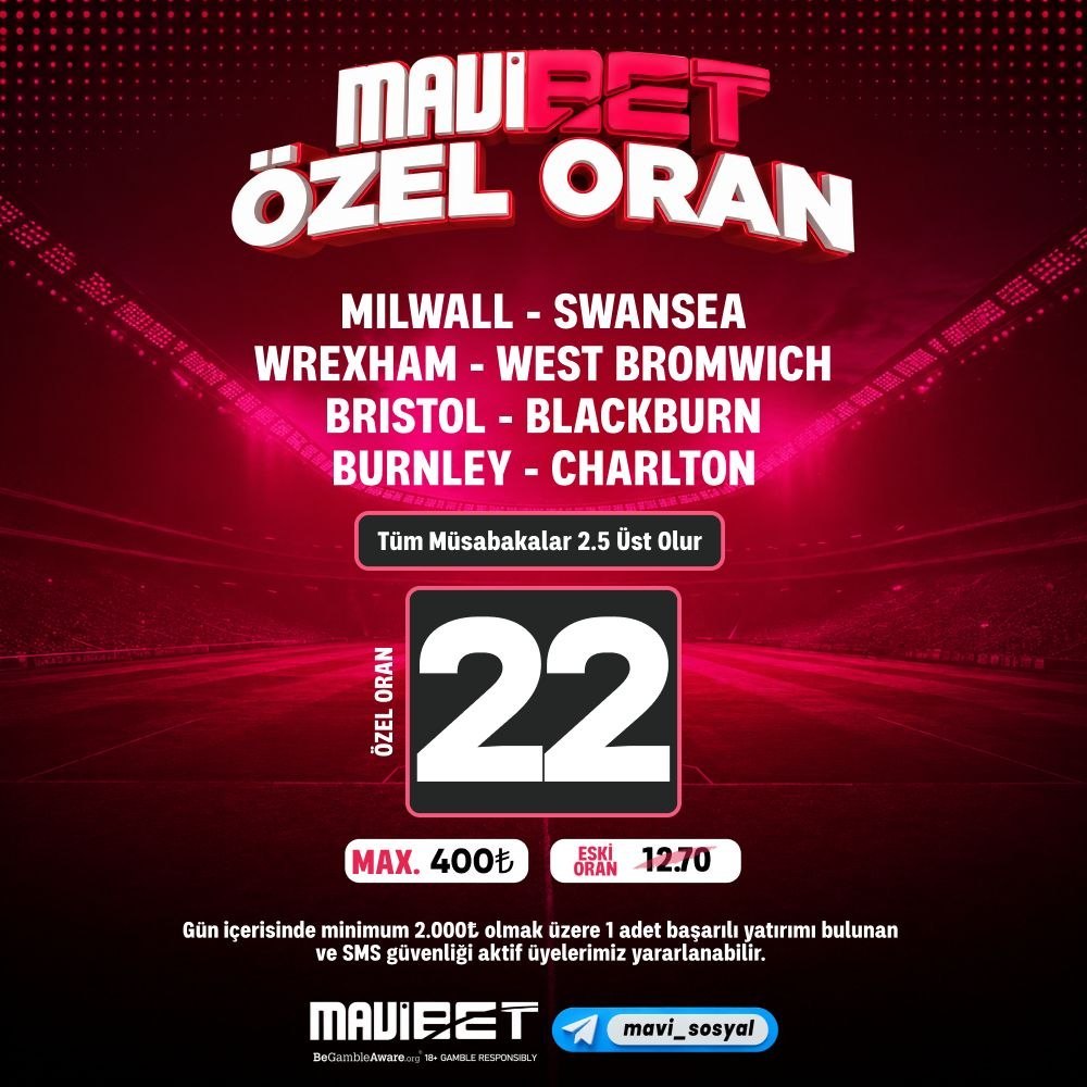 Mavibet 22 oran özel oran