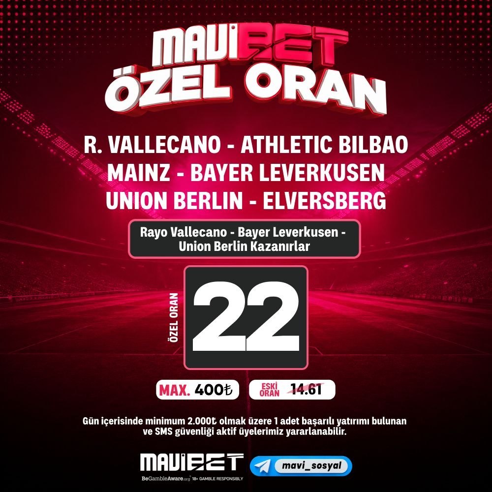 Mavibet 22 oran özel oran