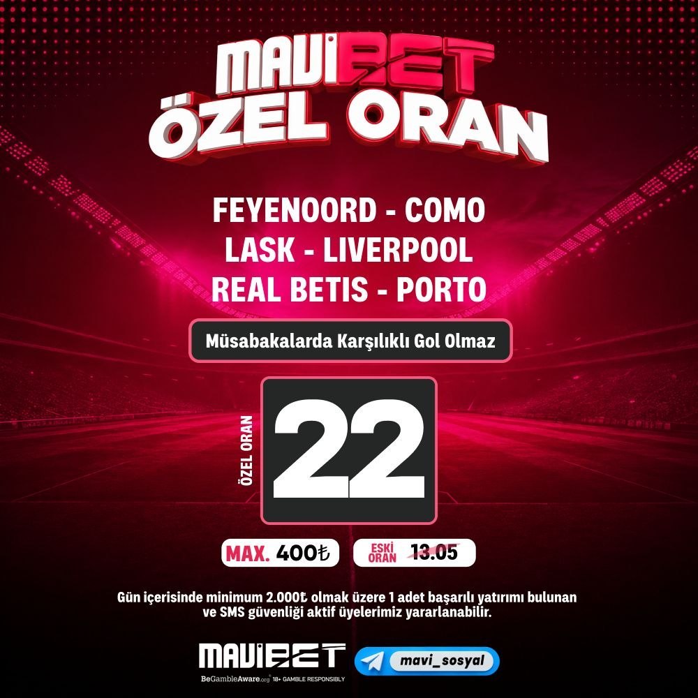 Mavibet 22 oran özel oran
