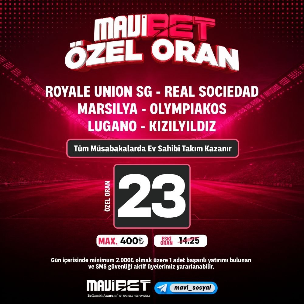 Mavibet 23 oran özel oran
