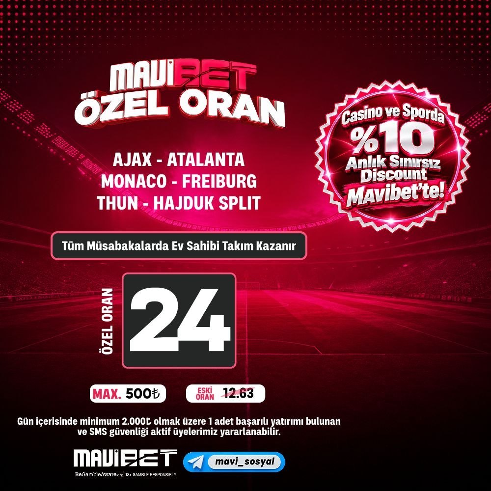 Mavibet 24 oran özel oran