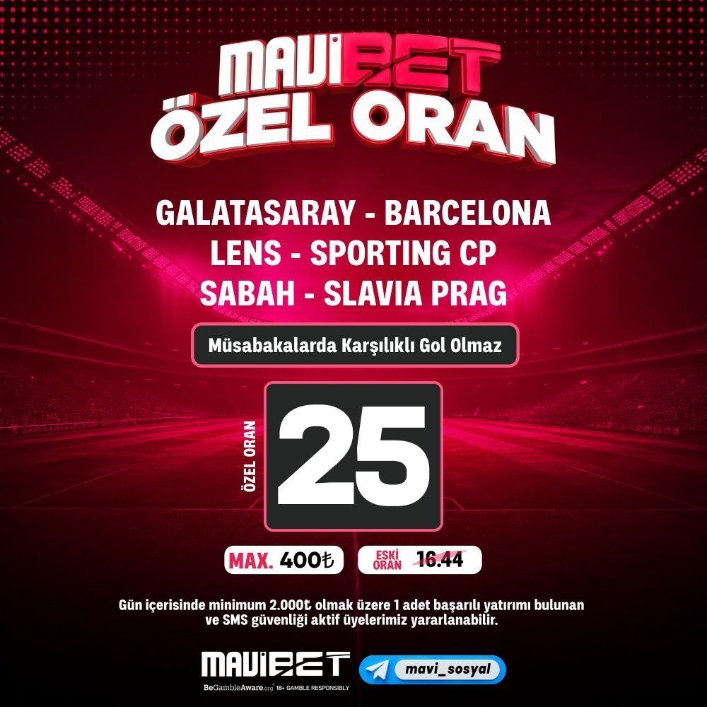 Mavibet 25 oran özel oran