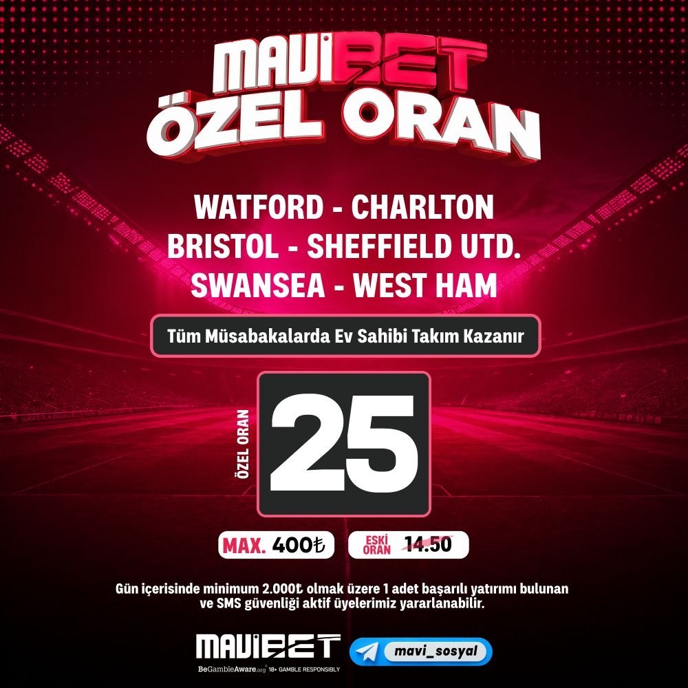 Mavibet 25 oran özel oran