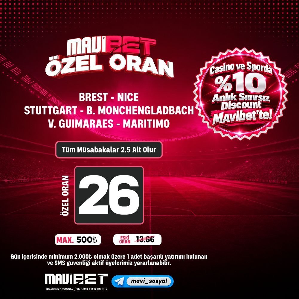 Mavibet 26 oran özel oran