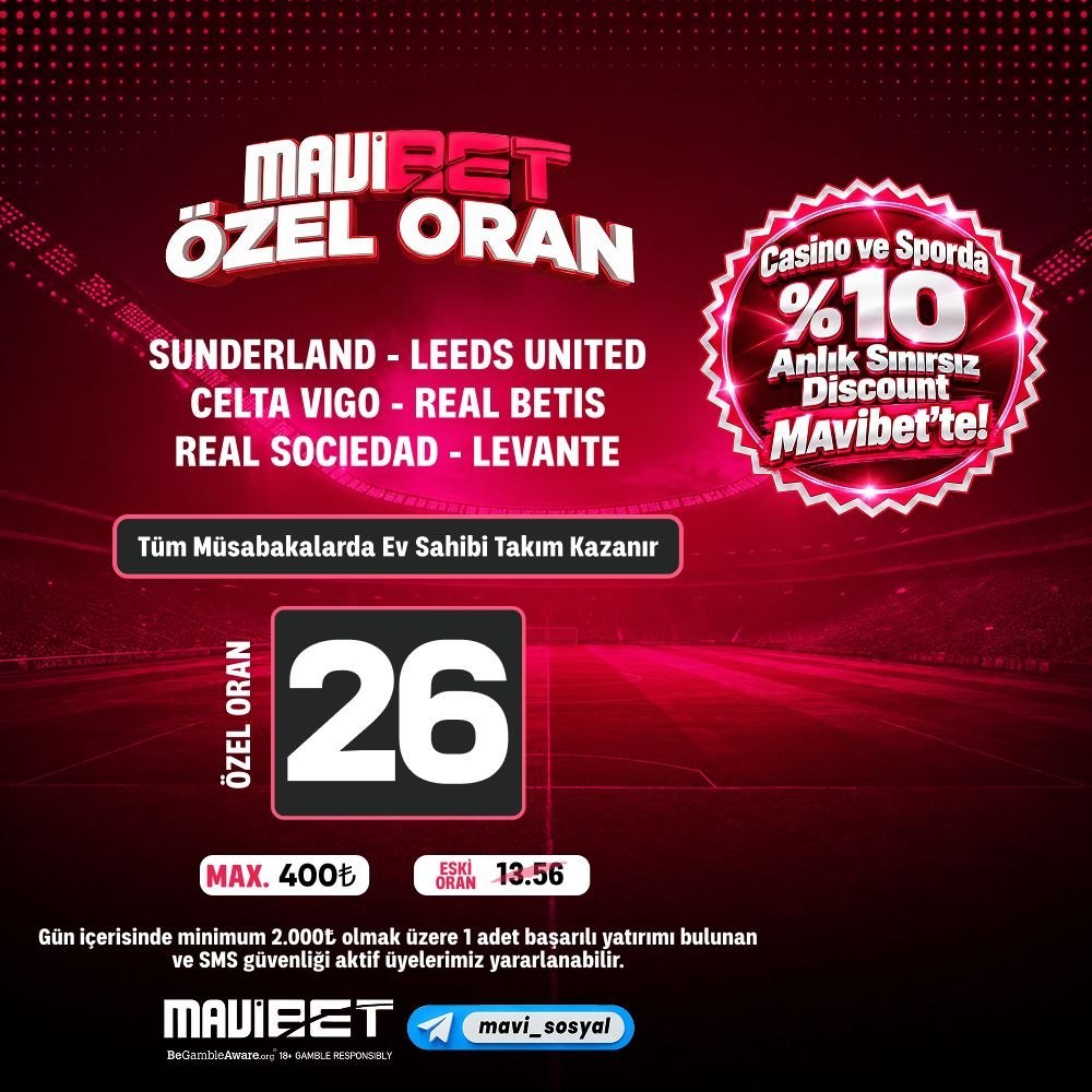 Mavibet 26 oran özel oran