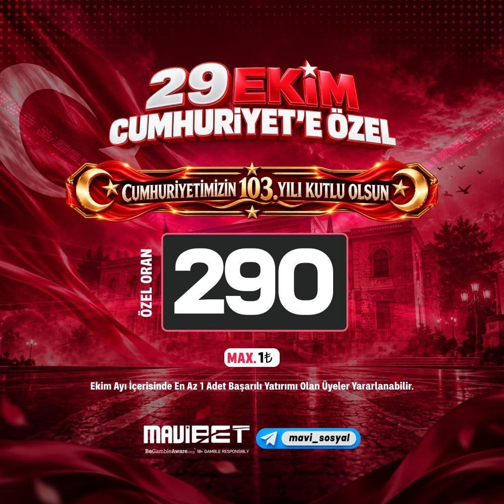 Mavibet 290 oran özel oran