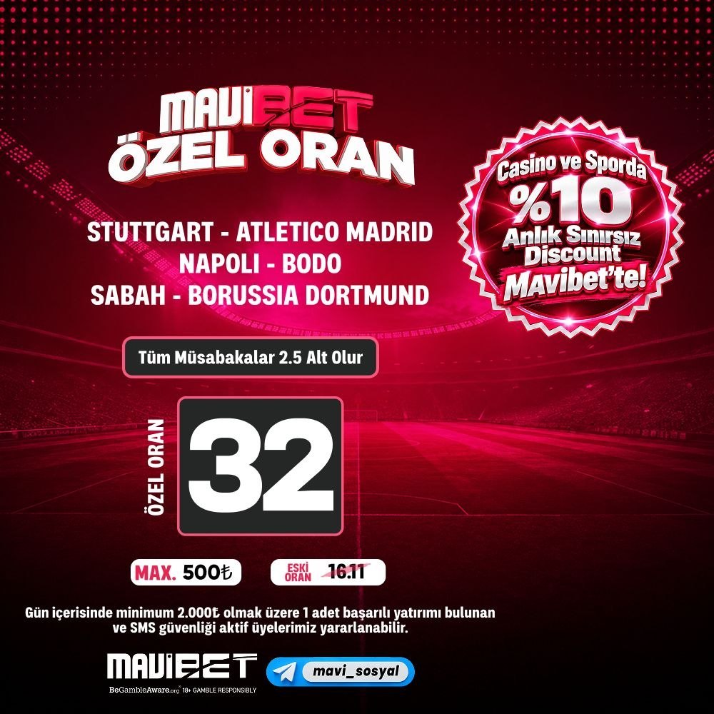 Mavibet 32 oran özel oran