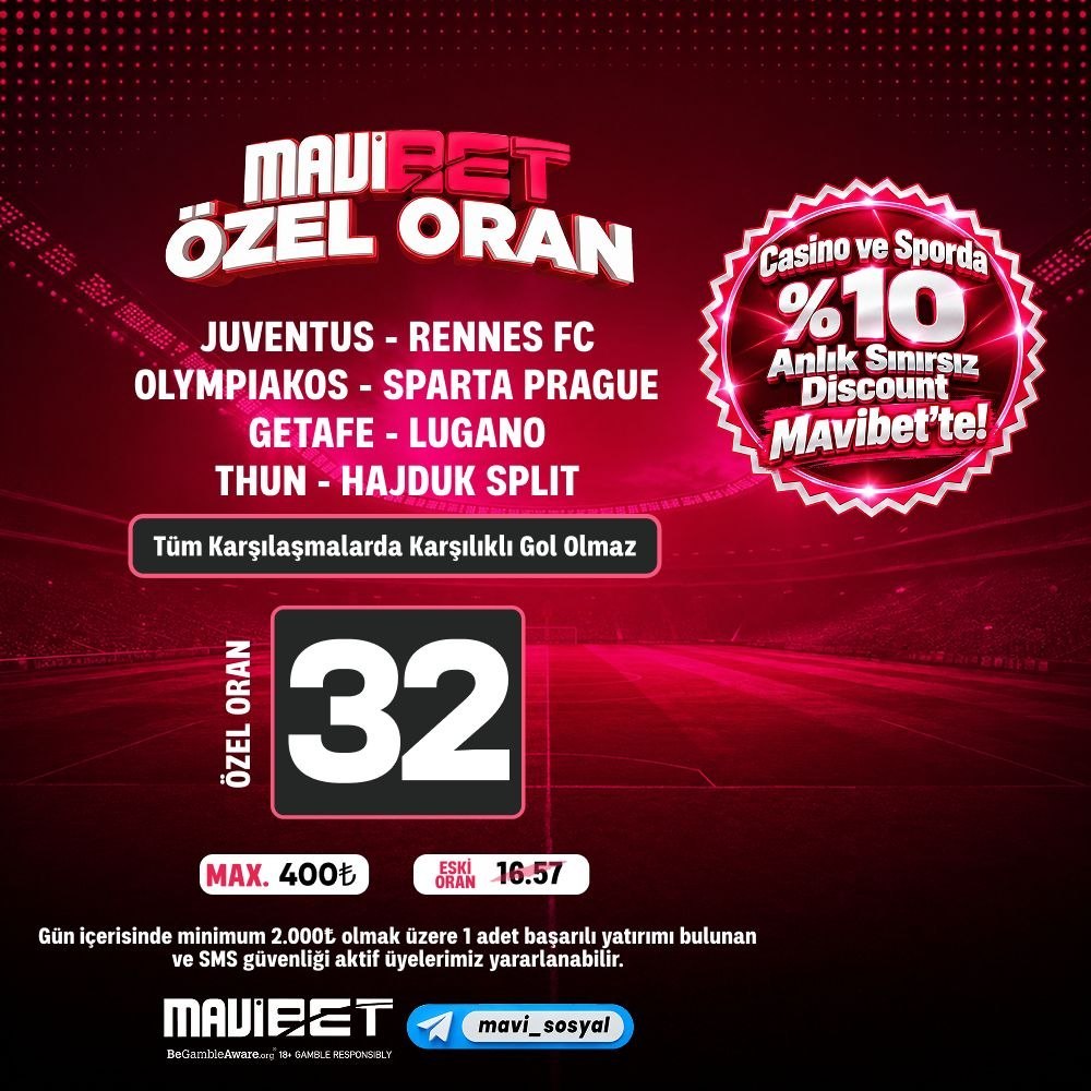 Mavibet 32 oran özel oran