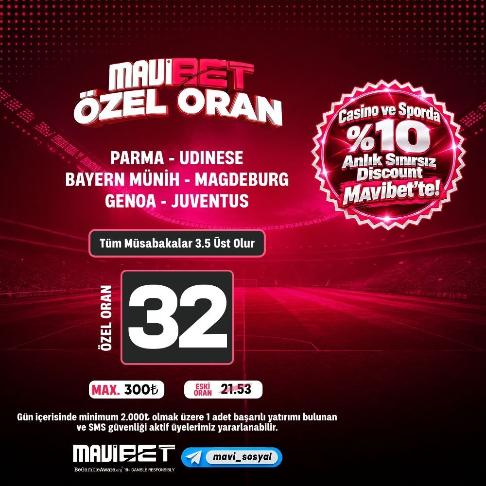 Mavibet 32 oran özel oran