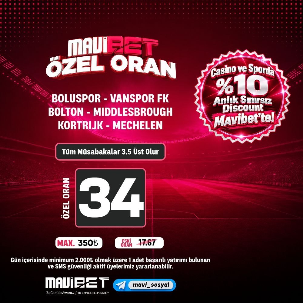 Mavibet 34 oran özel oran