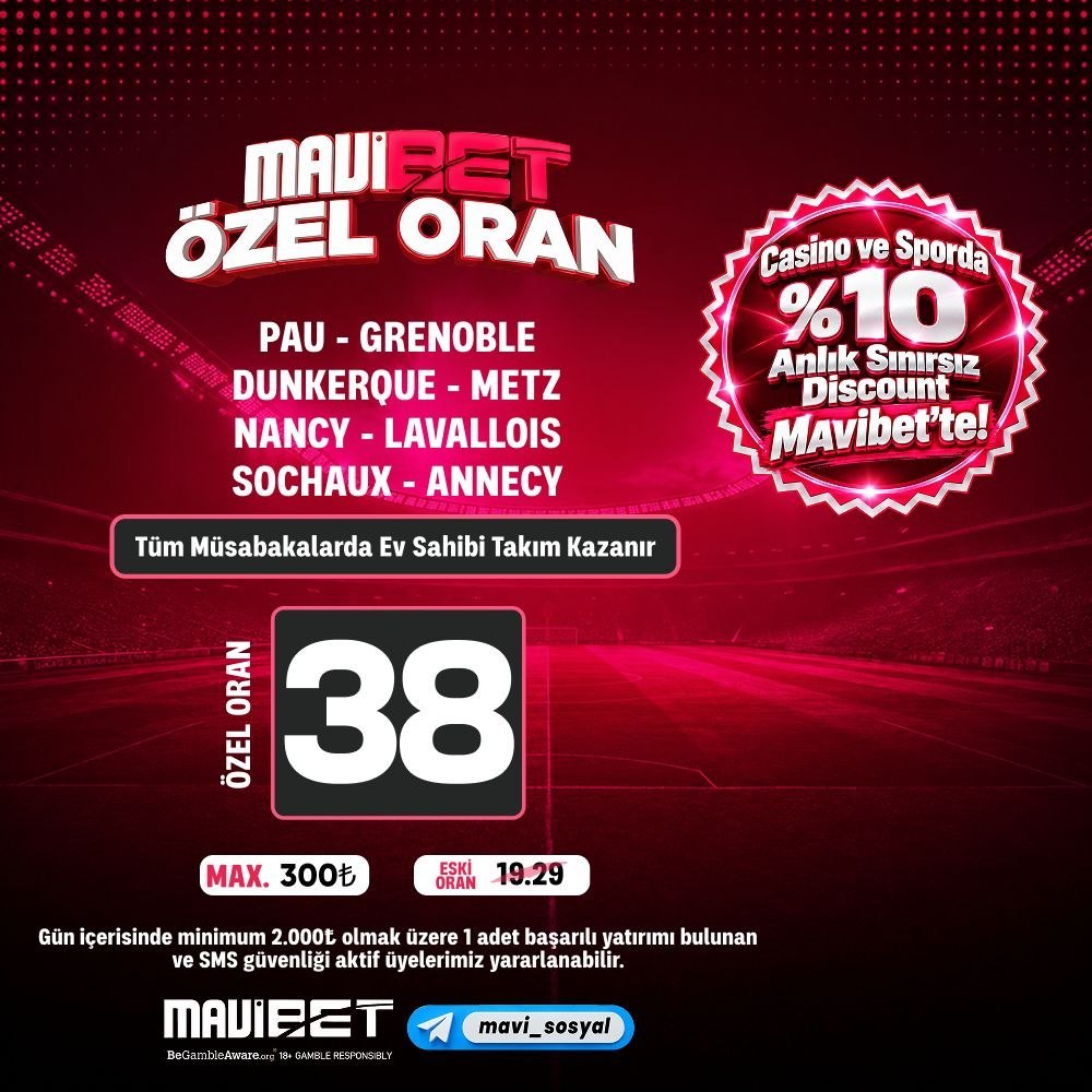 Mavibet 38 oran özel oran