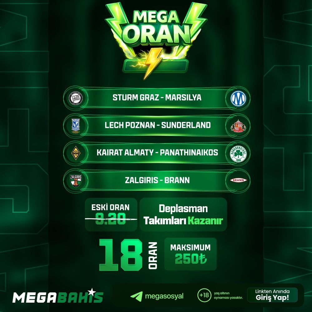 Megabahis 18 oran özel oran