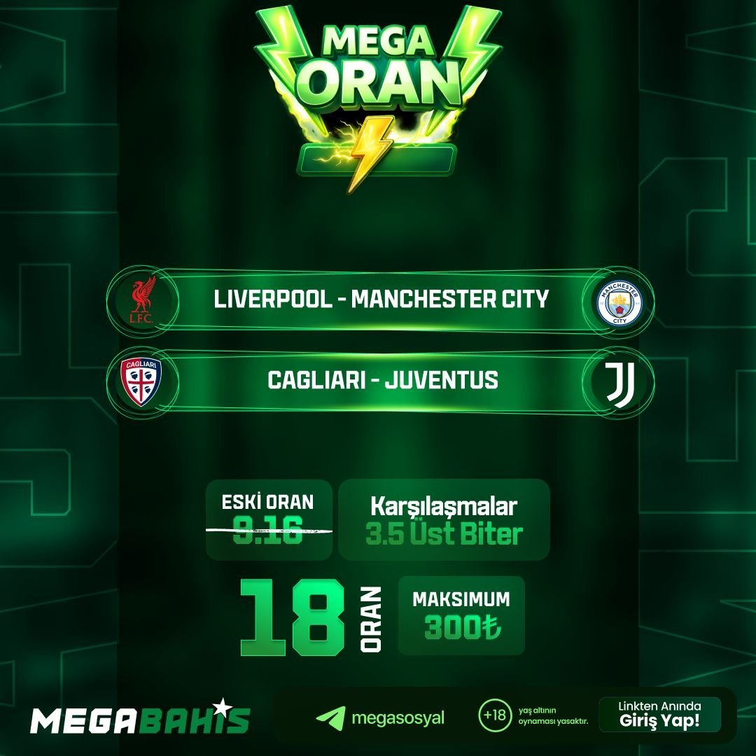 Megabahis 18 oran özel oran