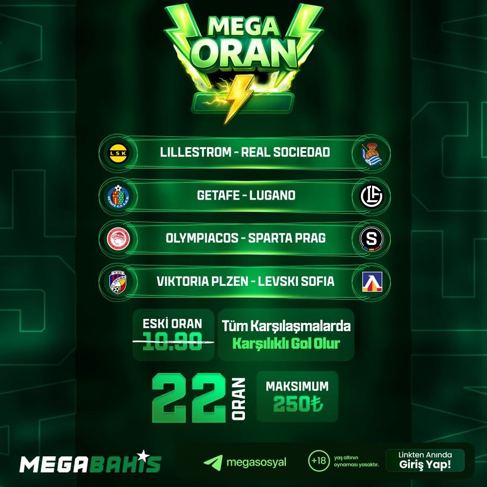Megabahis 22 oran özel oran