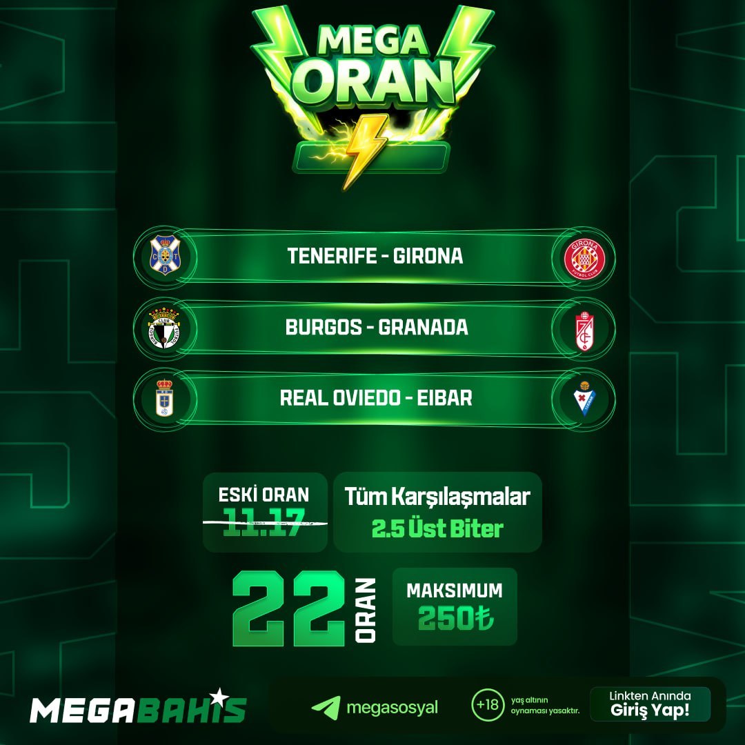 Megabahis 22 oran özel oran