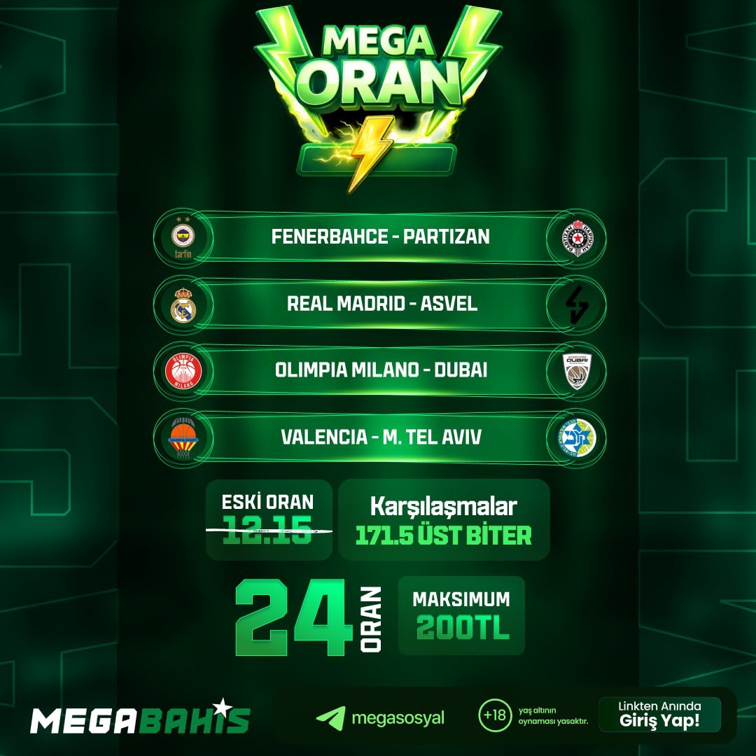 Megabahis 24 oran özel oran