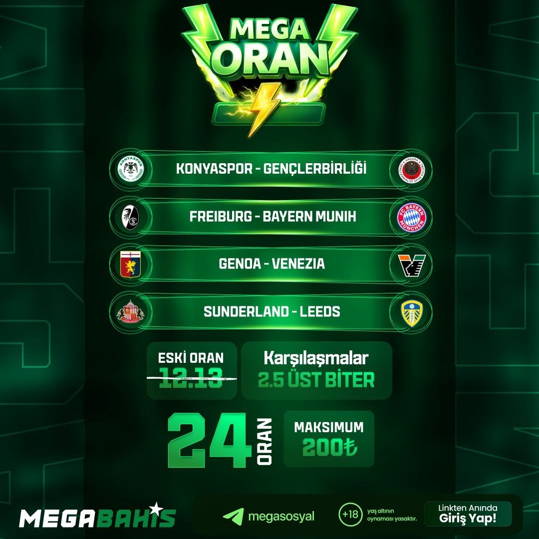 Megabahis 24 oran özel oran