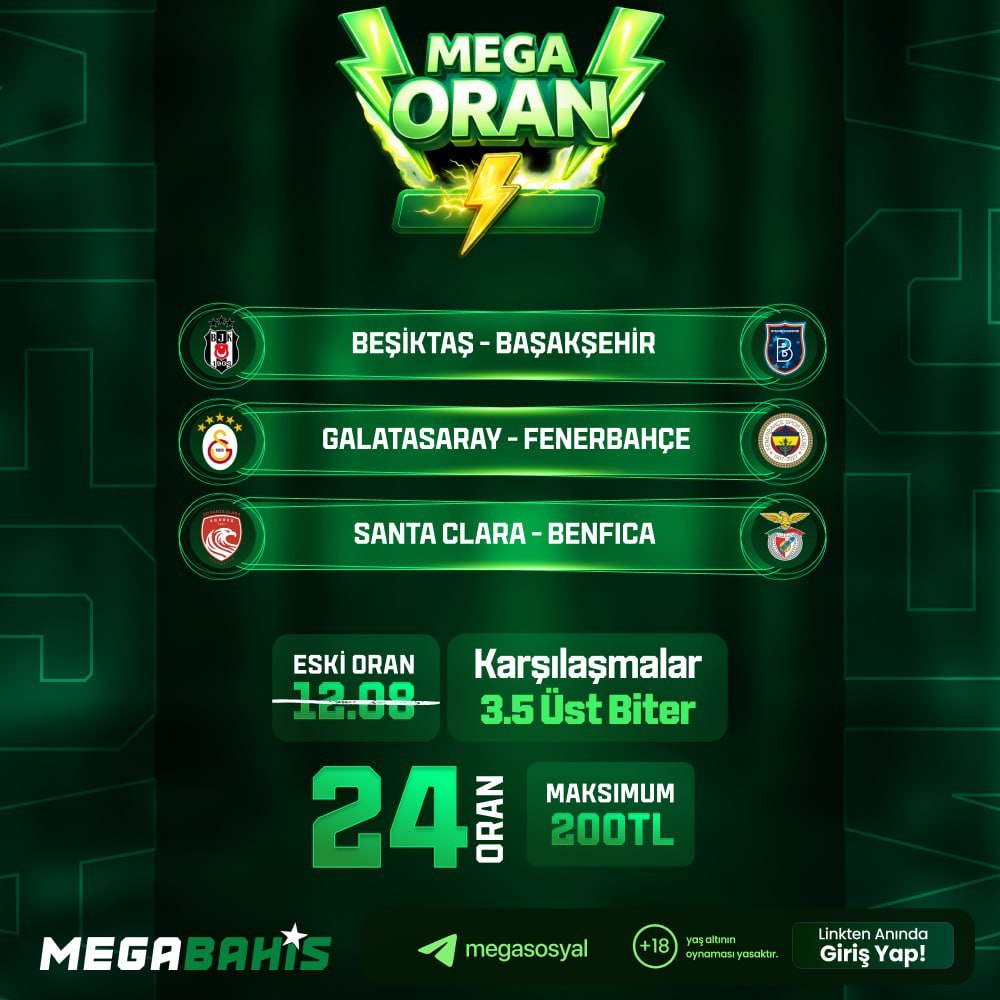 Megabahis 24 oran özel oran