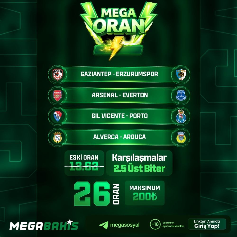 Megabahis 26 oran özel oran