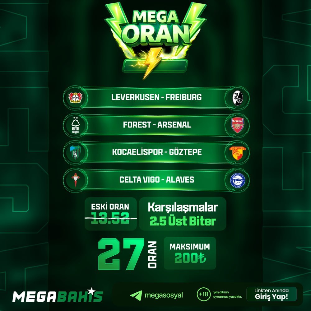 Megabahis 27 oran özel oran