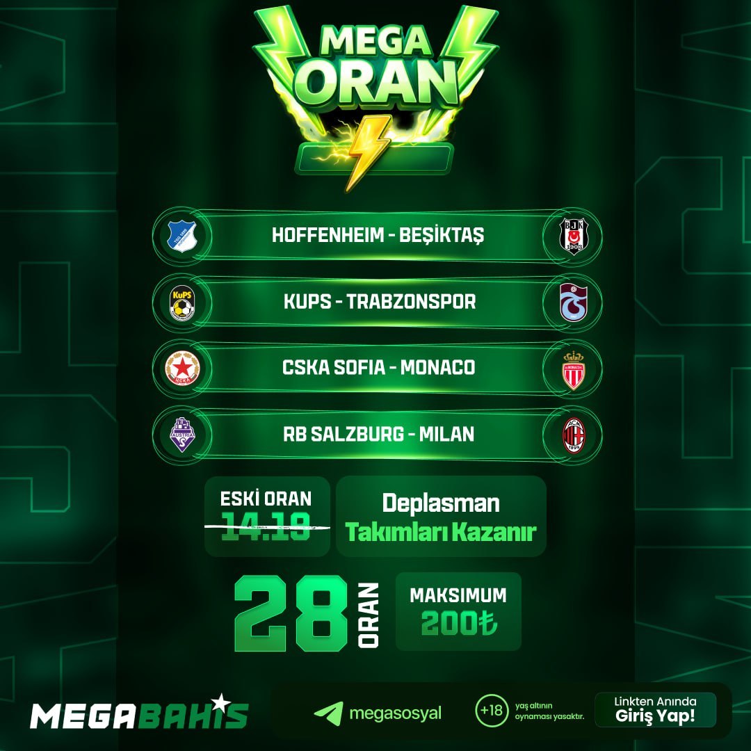 Megabahis 28 oran özel oran
