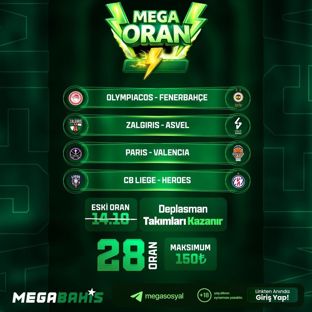 Megabahis 28 oran özel oran