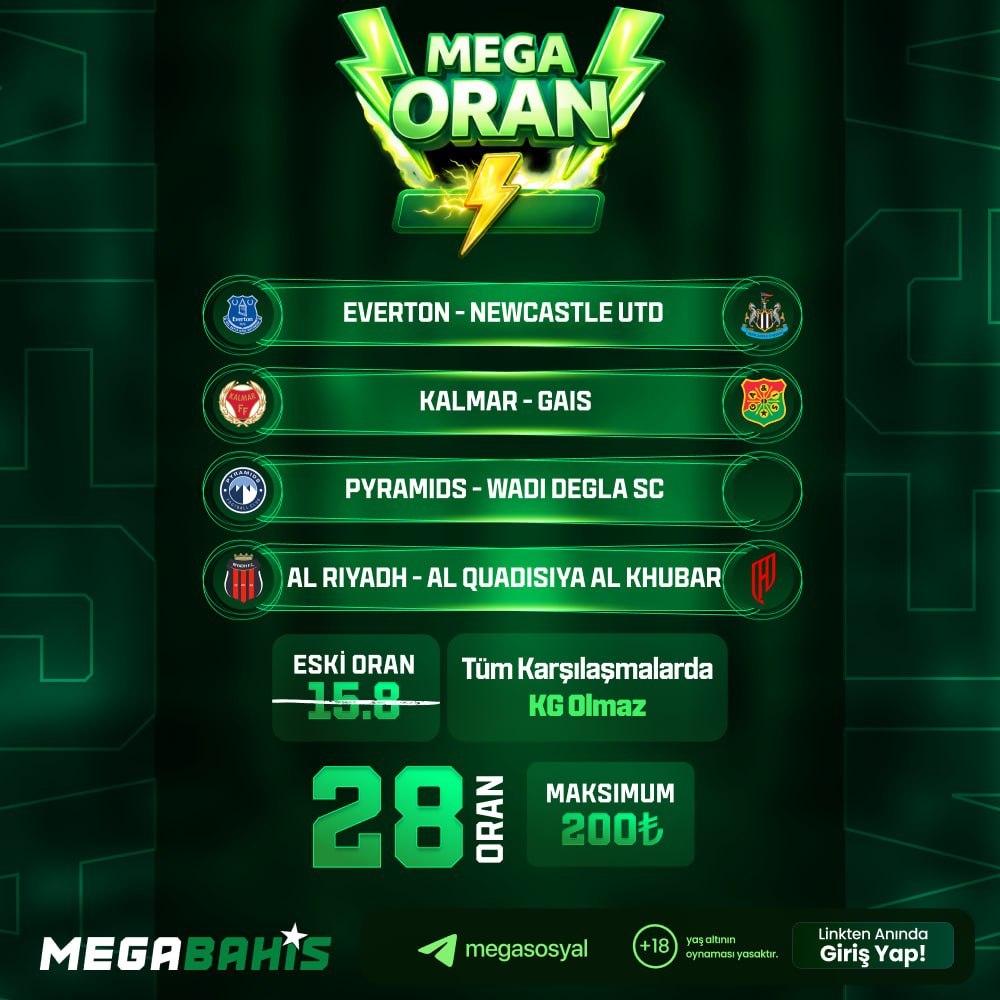 Megabahis 28 oran özel oran