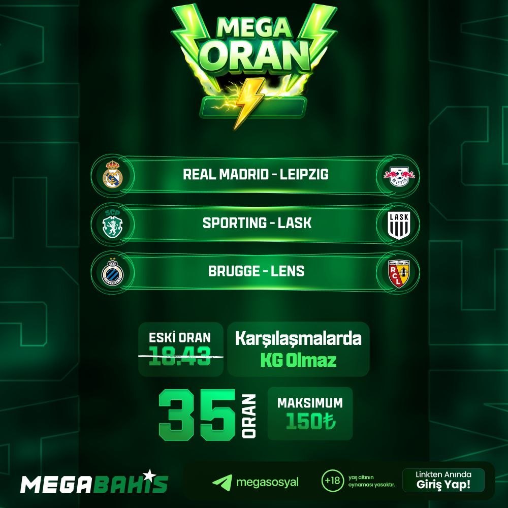 Megabahis 35 oran özel oran