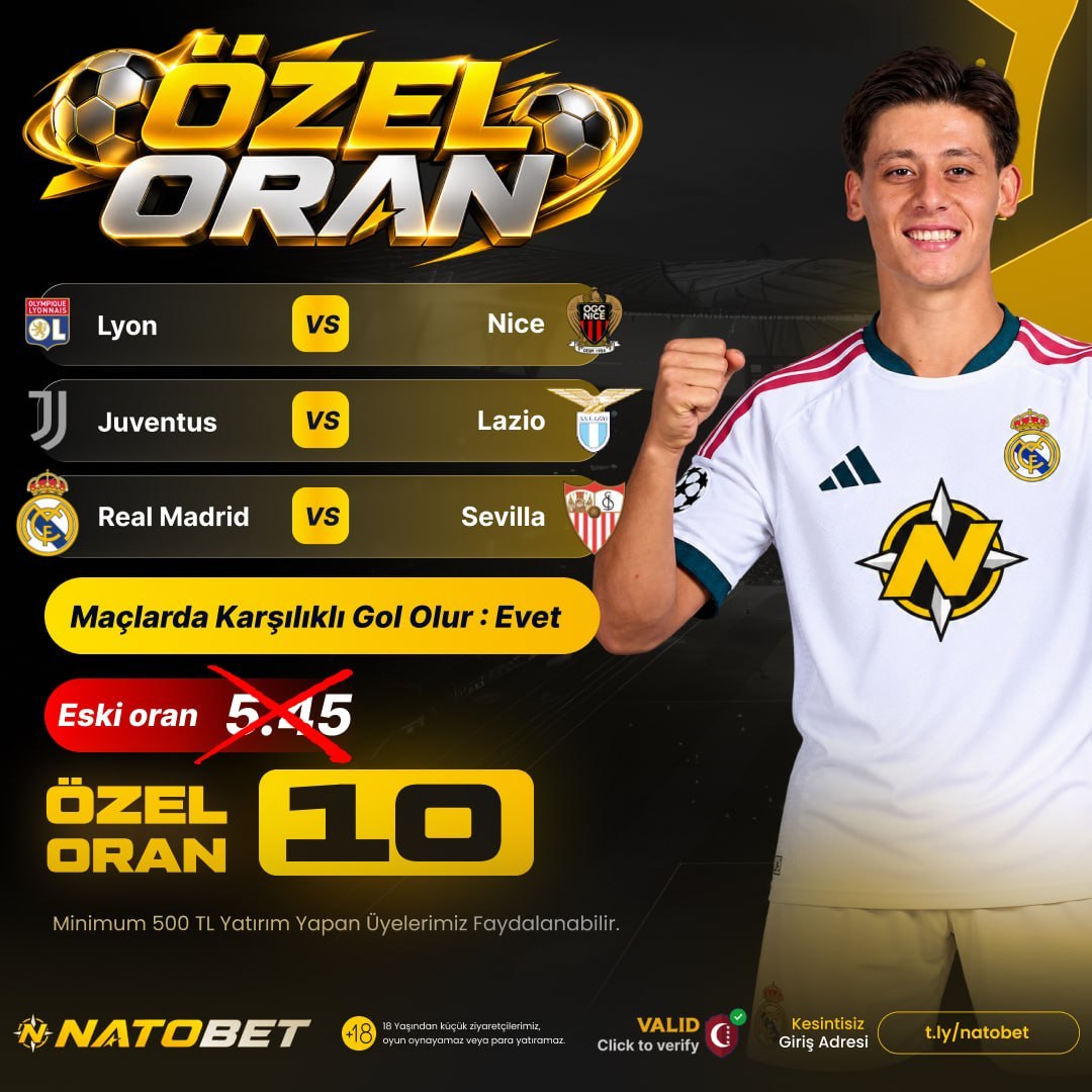 Natobet 10 oran özel oran