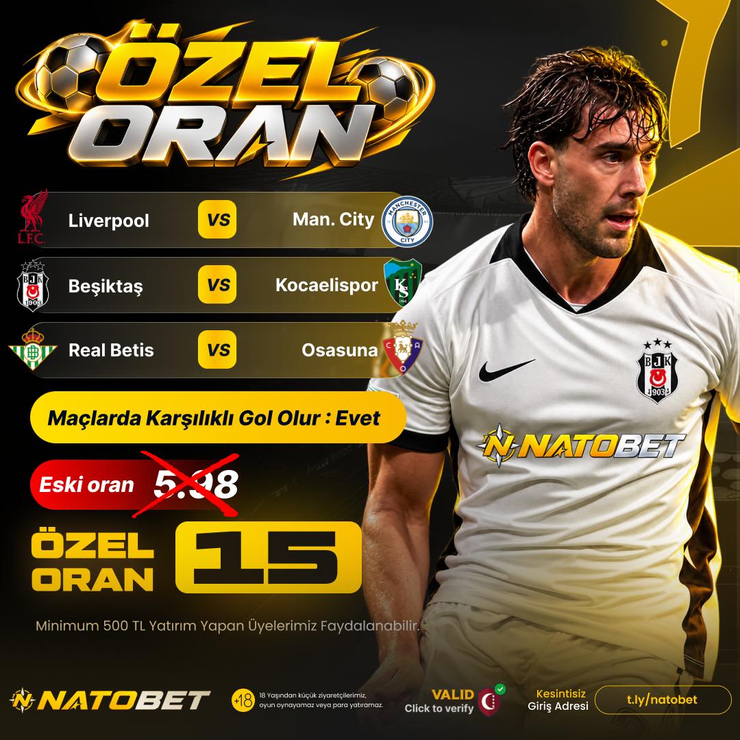 Natobet 15 oran özel oran