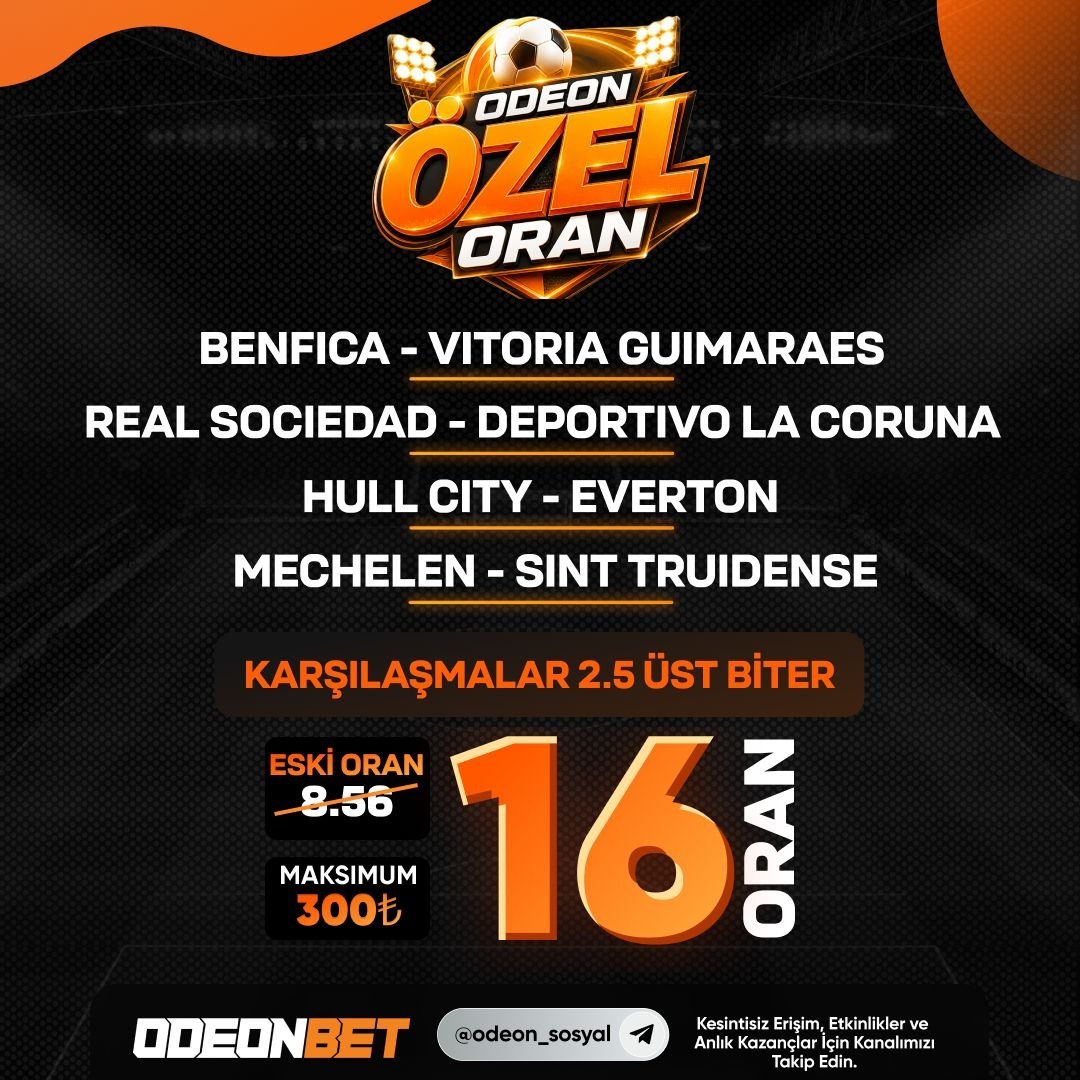 Odeonbet 16 oran özel oran