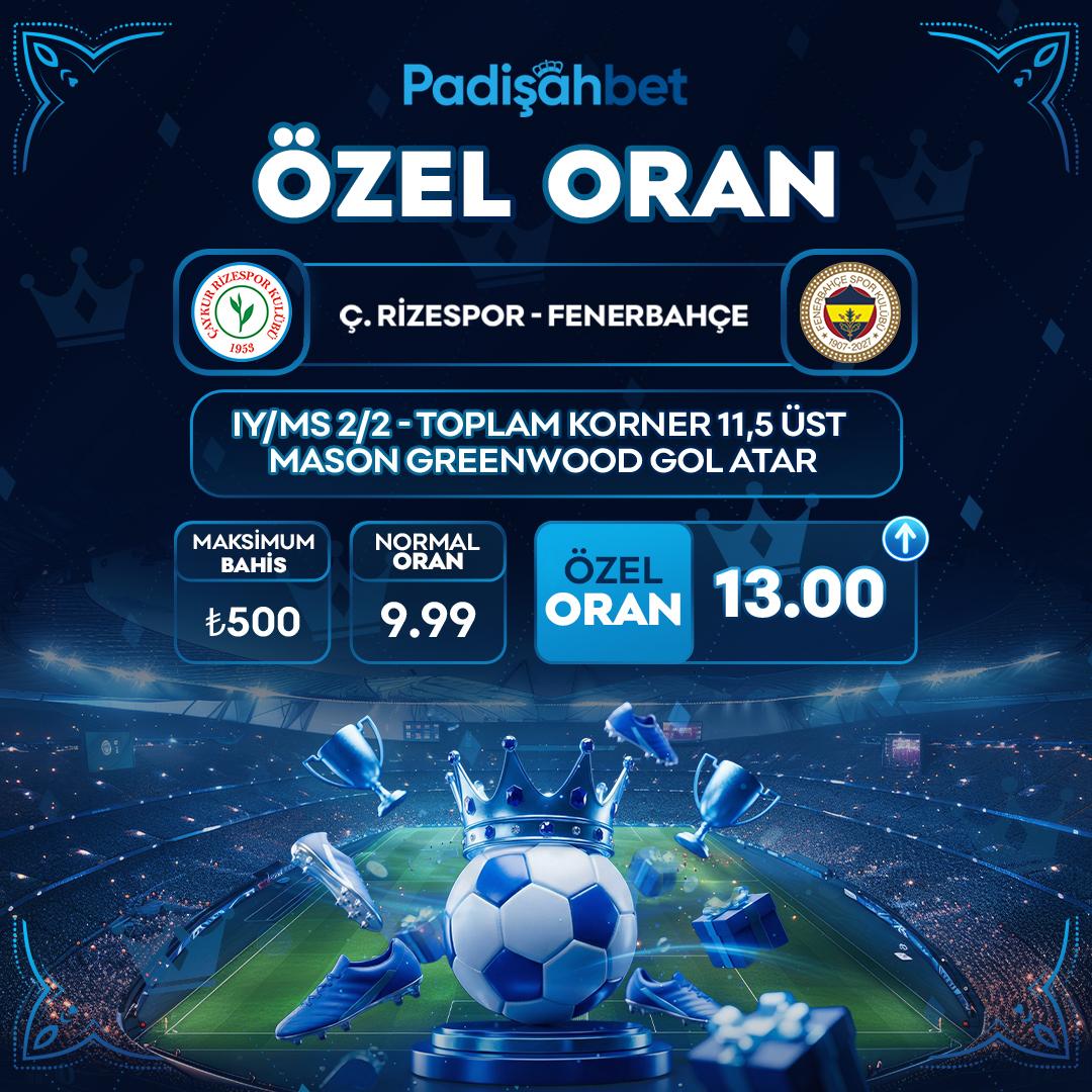Padişahbet 13 oran özel oran